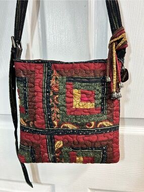 Donna Sharp Quilted Patchwork Crossbody Shoulder Bag